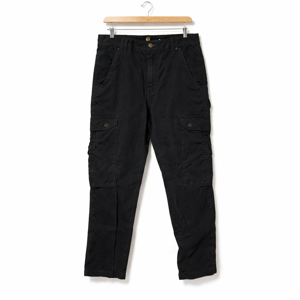 CARHARTT | Dark Green & Black Dungaree Work Pants – Men’s 31x32